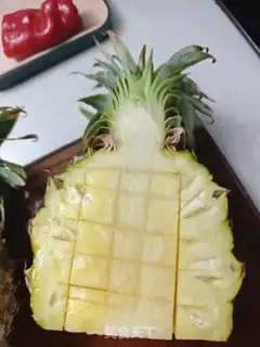 Make Pineapple curry rice step 1