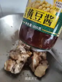 Make Four seasons of bean sauce and dragon bones step 5