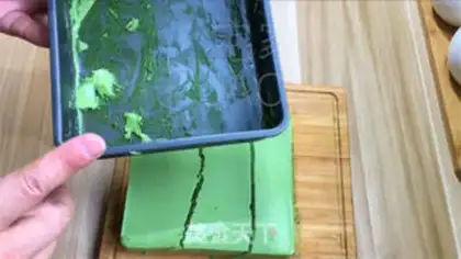 Make Pour coconut juice cake step 12