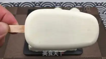 Make Cream cream, easy to do, cold heart, cool summer。 step 9