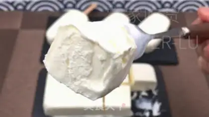 Make Cream cream, easy to do, cold heart, cool summer。 step 11