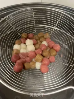 Make Red sugar ice powder step 7