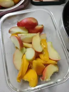 Make Purple peaches step 7
