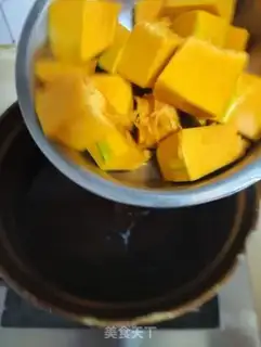 Make Pumpkin porridge step 2