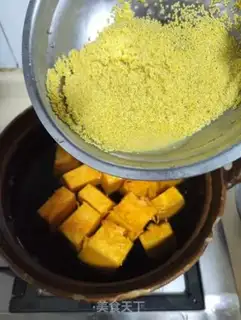 Make Pumpkin porridge step 3