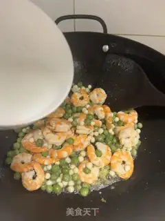 Make Chicken head, peas, shrimp step 7