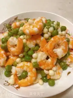 Make Chicken head, peas, shrimp step 8
