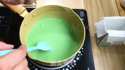 Make Scrambling ice cream step 2