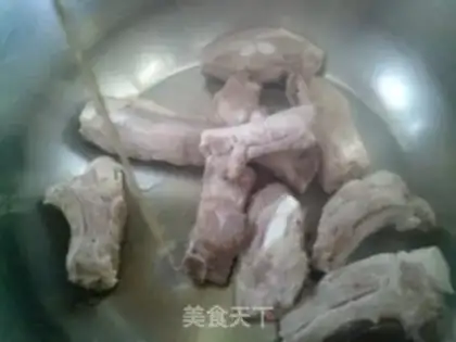 Make ♪ The oil triangle will burn the ribs ♪ step 4