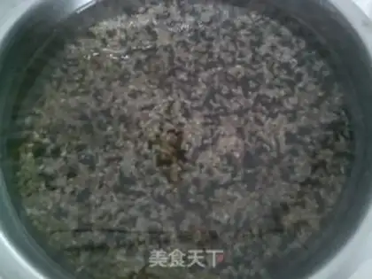Make Green bean three-coloured rice step 2