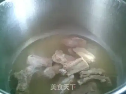 Make ♪ The oil triangle will burn the ribs ♪ step 7