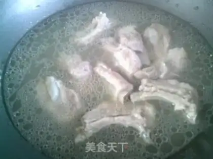 Make ♪ The oil triangle will burn the ribs ♪ step 8