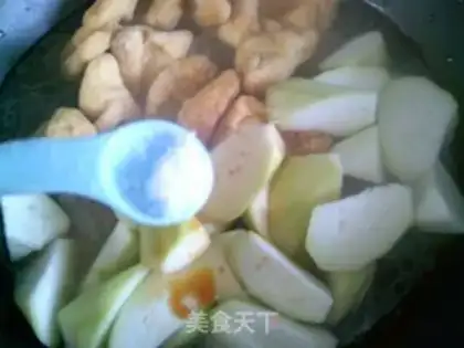 Make ♪ The oil triangle will burn the ribs ♪ step 10