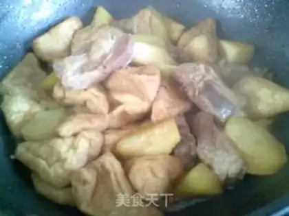 Make ♪ The oil triangle will burn the ribs ♪ step 13