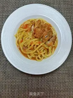 Make Tomato curry chickens and twilight noodles step 12