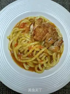 Make Tomato curry chickens and twilight noodles step 13