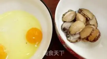 Make Abalone steamed eggs step 0