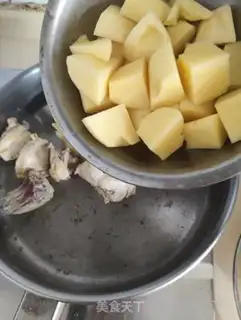 Make Potato chicken step 3