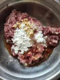 Make Salted egg meatloaf step 2