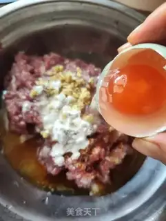 Make Salted egg meatloaf step 3