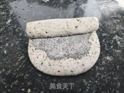 Make Black and sesame buns step 8
