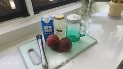 Make Peaches and coconuts step 0