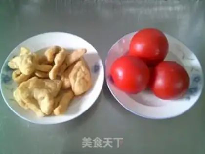 Make Tomato oil triangle step 0