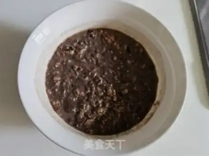 Make Coco blueberry oatmeal bowl step 4