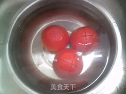 Make Tomato oil triangle step 2