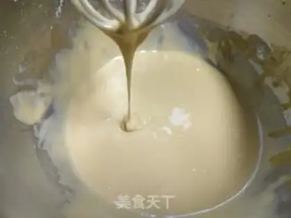 Make The pine fragrance cake step 4
