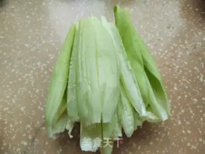 Make Fresh corn juice rice cake step 0