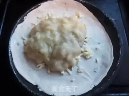 Make Hand-held banana pizza step 2