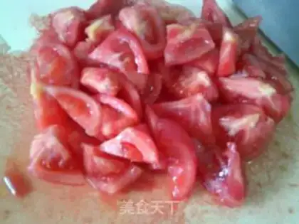 Make Tomato oil triangle step 3