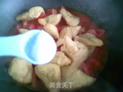 Make Tomato oil triangle step 6