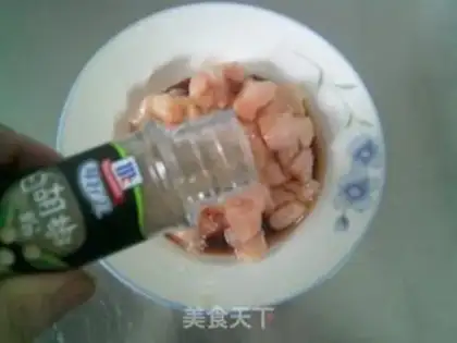 Make Chicken chest fried cucumber step 6