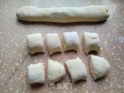 Make Potato sausage cheese bag step 9