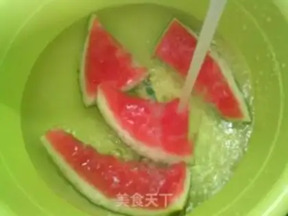 Make Mushroom fried watermelon peel step 1
