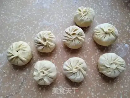 Make Potato sausage cheese bag step 12
