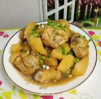 Make Chicken leg and potatoes step 2