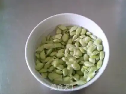 Make ♪ Big head and fried beans ♪ step 1