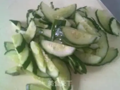 Make Black-mucked cucumber step 2