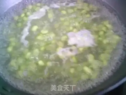 Make ♪ Big head and fried beans ♪ step 4