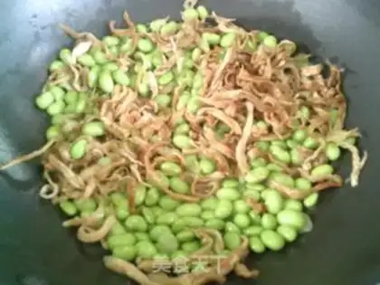 Make ♪ Big head and fried beans ♪ step 5