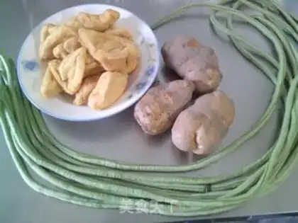 Make With the soy potato oil triangle step 0