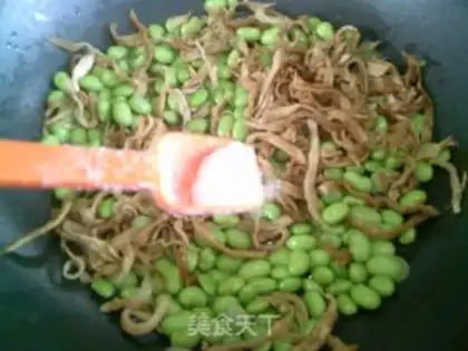 Make ♪ Big head and fried beans ♪ step 7