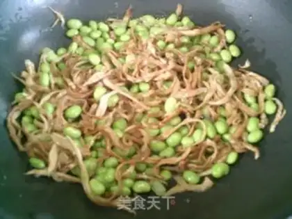 Make ♪ Big head and fried beans ♪ step 8