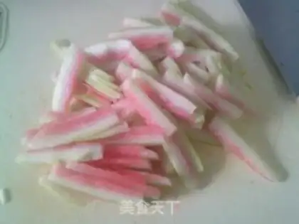 Make Round clams and watermelon peels step 2