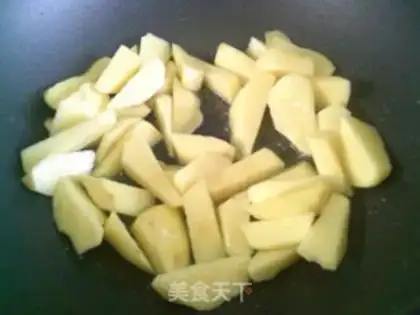 Make With the soy potato oil triangle step 3