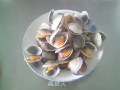 Make Round clams and watermelon peels step 5