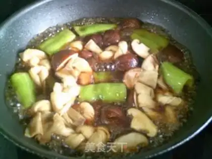 Make Scrambled peppers of mushrooms step 8
